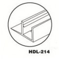 Профиль уплотнительный для душевых кабин HDL 214